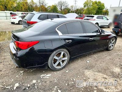 Trzecie zdjęcie samochodu z tyłu: 2015 INFINITI Q50 PREMIUM VIN:JN1BV7AR6FM391904 - miniatura