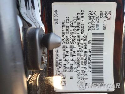 Zdjęcie 13 z 13 samochodu: 2004 TOYOTA 4RUNNER SR5 VIN:JTEZU14R348021924 - miniatura