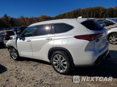 Drugie zdjęcie samochodu z przodu: 2022 TOYOTA HIGHLANDER HYBRID LIMITED VIN:5TDXBRCHXNS084962 - miniatura