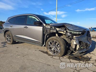 Czwarte zdjęcie samochodu z boku: 2022 ACURA MDX A-SPEC VIN:5J8YE1H07NL020204 - miniatura