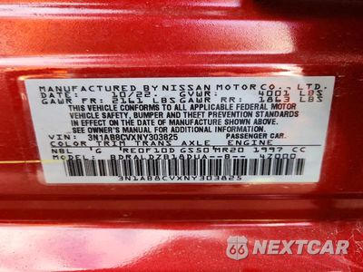Zdjęcie 12 z 12 samochodu: 2022 NISSAN SENTRA SV VIN:3N1AB8CVXNY303825 - miniatura