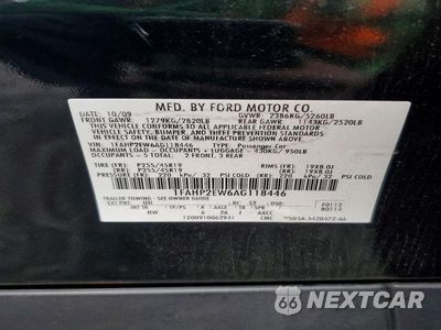 Zdjęcie 13 z 13 samochodu: 2010 FORD TAURUS SEL VIN:1FAHP2EW6AG118446 - miniatura