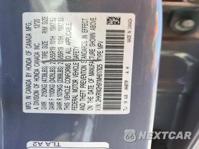 Zdjęcie 13 z 13 samochodu: 2021 HONDA CR-V TOURING VIN:2HKRW2H91MH617825 - miniatura