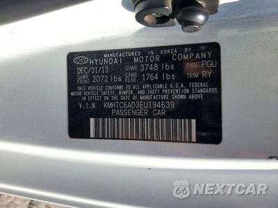 Zdjęcie 12 z 12 samochodu: 2014 HYUNDAI VELOSTER BASE VIN:KMHTC6AD3EU194639 - miniatura