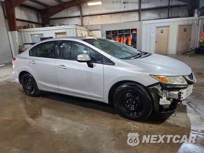 Czwarte zdjęcie samochodu z boku: 2013 HONDA CIVIC LX VIN:19XFB2F59DE211178 - miniatura