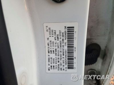 Zdjęcie 12 z 12 samochodu: 2017 HONDA ACCORD SPORT VIN:1HGCR2F54HA049811 - miniatura
