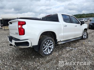 Trzecie zdjęcie samochodu z tyłu: 2019 CHEVROLET SILVERADO K1500 HIGH COUNTRY VIN:1GCUYHEL7KZ412328 - miniatura