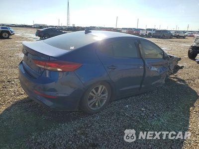 Trzecie zdjęcie samochodu z tyłu: 2018 HYUNDAI ELANTRA SEL VIN:5NPD84LF9JH240251 - miniatura