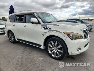 Czwarte zdjęcie samochodu z boku: 2014 INFINITI QX80 BASE VIN:JN8AZ2NF9E9552851 - miniatura