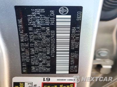 Zdjęcie 13 z 13 samochodu: 2025 TOYOTA CAMRY LE VIN:4T1DAACK4SU574030 - miniatura