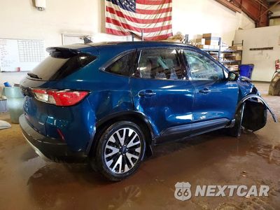 Trzecie zdjęcie samochodu z tyłu: 2020 FORD ESCAPE SE SPORT VIN:1FMCU9BZ5LUB48400 - miniatura