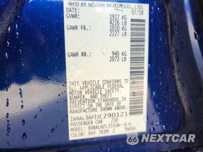 Zdjęcie 13 z 13 samochodu: 2018 NISSAN ALTIMA 2.5 SR VIN:1N4AL3AP3JC290121 - miniatura