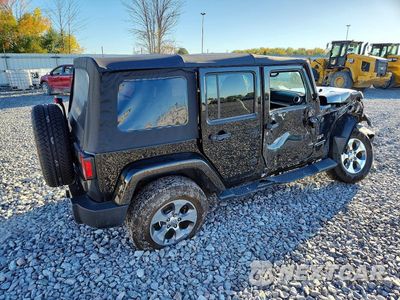 Trzecie zdjęcie samochodu z tyłu: 2016 JEEP WRANGLER UNLIMITED SAHARA VIN:1C4HJWEG2GL158857 - miniatura