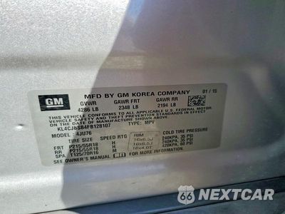 Zdjęcie 14 z 14 samochodu: 2015 BUICK ENCORE CONVENIENCE VIN:KL4CJBSB4FB128107 - miniatura