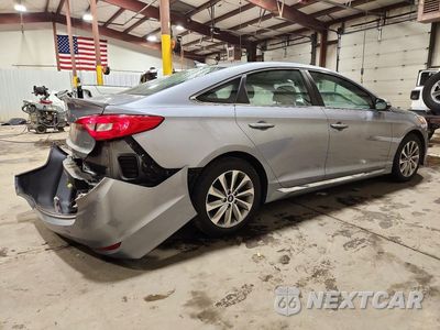 Trzecie zdjęcie samochodu z tyłu: 2017 HYUNDAI SONATA SPORT VIN:5NPE34AF1HH545422 - miniatura