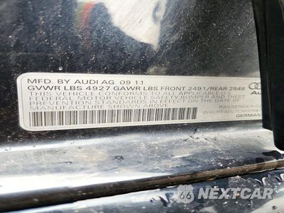 Zdjęcie 12 z 12 samochodu: 2012 AUDI A4 PREMIUM PLUS VIN:WAUFFAFL7CN009878 - miniatura