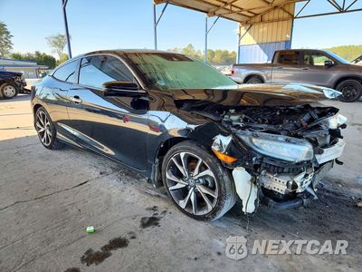 Czwarte zdjęcie samochodu z boku: 2019 HONDA CIVIC TOURING VIN:2HGFC3B91KH355631 - miniatura