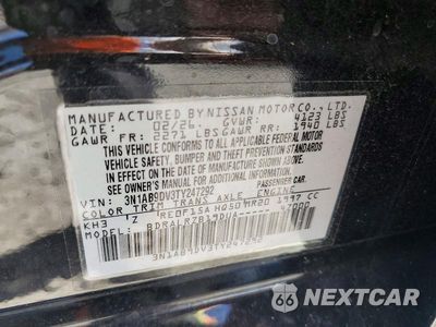Zdjęcie 12 z 12 samochodu: 2026 NISSAN SENTRA SR VIN:3N1AB9DV3TY247292 - miniatura