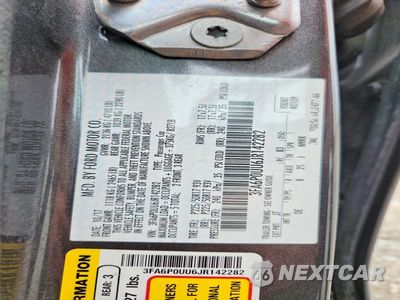 Zdjęcie 12 z 12 samochodu: 2018 FORD FUSION S HYBRID VIN:3FA6P0UU6JR142282 - miniatura