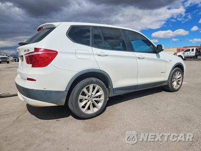 Trzecie zdjęcie samochodu z tyłu: 2014 BMW X3 XDRIVE28I VIN:5UXWX9C55E0D24202 - miniatura