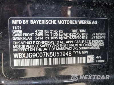 Zdjęcie 13 z 13 samochodu: 2022 BMW X1 XDRIVE28I VIN:WBXJG9C07N5U53948 - miniatura