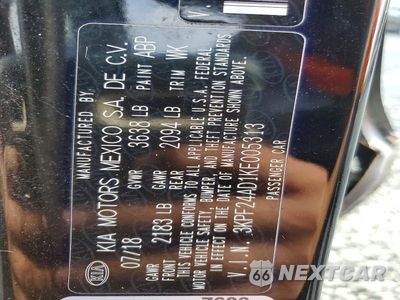 Zdjęcie 12 z 12 samochodu: 2019 KIA FORTE FE VIN:3KPF24AD1KE005313 - miniatura
