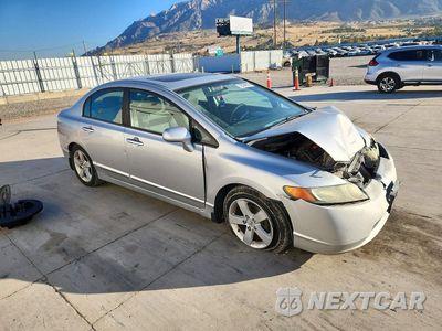 Czwarte zdjęcie samochodu z boku: 2008 HONDA CIVIC EX VIN:1HGFA15878L063801 - miniatura