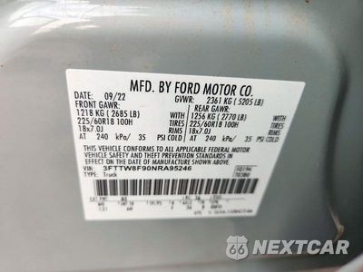 Zdjęcie 13 z 13 samochodu: 2022 FORD MAVERICK XL VIN:3FTTW8F90NRA95246 - miniatura