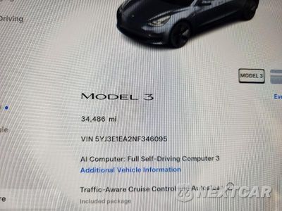 Zdjęcie 9 z 12 samochodu: 2022 TESLA MODEL 3 VIN:5YJ3E1EA2NF346095 - miniatura