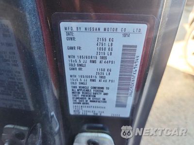Zdjęcie 13 z 13 samochodu: 2015 NISSAN NV200 SV VIN:3N6CM0KN4FK694944 - miniatura