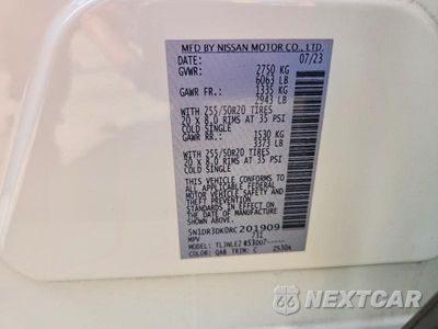 Zdjęcie 13 z 13 samochodu: 2024 NISSAN PATHFINDER PLATINUM VIN:5N1DR3DK0RC201909 - miniatura