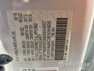 Zdjęcie 13 z 13 samochodu: 2019 HONDA CR-V EXL VIN:5J6RW1H82KA025415 - miniatura