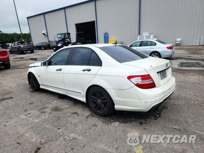 Drugie zdjęcie samochodu z przodu: 2012 MERCEDES-BENZ C 250 VIN:WDDGF4HB3CA653680 - miniatura
