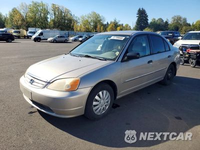 2001 HONDA CIVIC LX 1HGES16511L006982 - główne zdjęcie licytacji z USA - miniatura