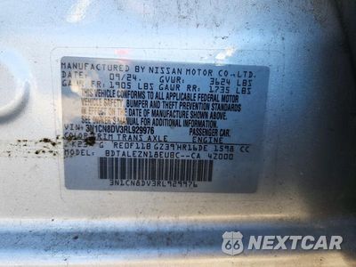 Zdjęcie 12 z 12 samochodu: 2024 NISSAN VERSA S VIN:3N1CN8DV3RL929976 - miniatura
