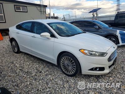 Czwarte zdjęcie samochodu z boku: 2014 FORD FUSION TITANIUM VIN:3FA6P0D92ER307259 - miniatura