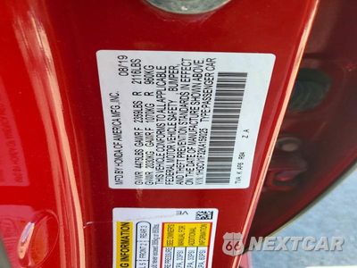 Zdjęcie 12 z 12 samochodu: 2019 HONDA ACCORD SPORT VIN:1HGCV1F32KA159025 - miniatura