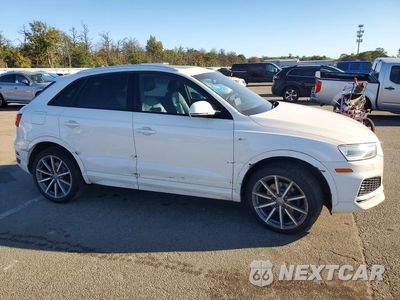 Czwarte zdjęcie samochodu z boku: 2018 AUDI Q3 PREMIUM VIN:WA1ECCFS0JR029903 - miniatura