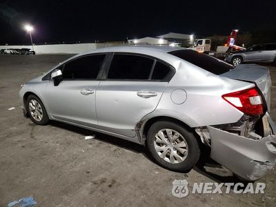 Drugie zdjęcie samochodu z przodu: 2012 HONDA CIVIC LX VIN:2HGFB2F5XCH608872 - miniatura