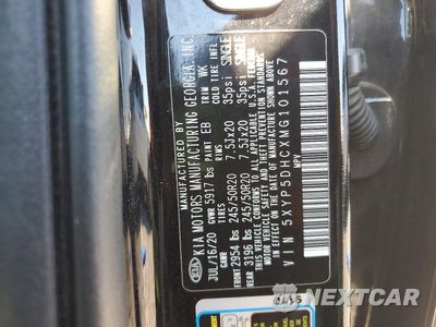 Zdjęcie 13 z 13 samochodu: 2021 KIA TELLURIDE SX VIN:5XYP5DHCXMG101567 - miniatura