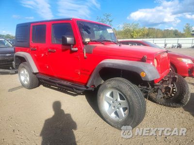 Czwarte zdjęcie samochodu z boku: 2016 JEEP WRANGLER UNLIMITED SPORT VIN:1C4BJWDG4GL154302 - miniatura