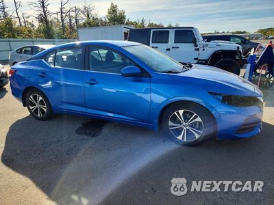 Czwarte zdjęcie samochodu z boku: 2020 NISSAN SENTRA SV VIN:3N1AB8CV8LY210010 - miniatura