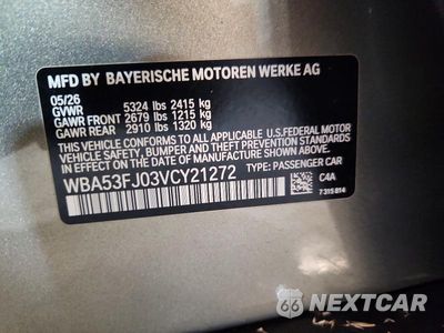 Zdjęcie 12 z 12 samochodu: 2027 BMW 530 XI VIN:WBA53FJ03VCY21272 - miniatura