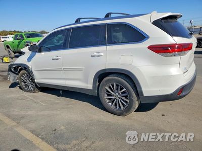Drugie zdjęcie samochodu z przodu: 2019 TOYOTA HIGHLANDER XLE VIN:5TDKZRFH1KS329533 - miniatura