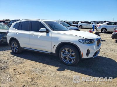 Czwarte zdjęcie samochodu z boku: 2023 BMW X3 SDRIVE30I VIN:5UX43DP05P9S93369 - miniatura