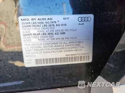 Zdjęcie 13 z 13 samochodu: 2018 AUDI Q5 PREMIUM PLUS VIN:WA1BNAFY2J2009781 - miniatura