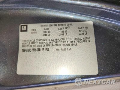 Zdjęcie 13 z 13 samochodu: 2009 BUICK LUCERNE CXL VIN:1G4HD57M69U116138 - miniatura