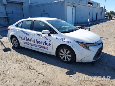 Czwarte zdjęcie samochodu z boku: 2020 TOYOTA COROLLA LE VIN:5YFEPRAEXLP039463 - miniatura