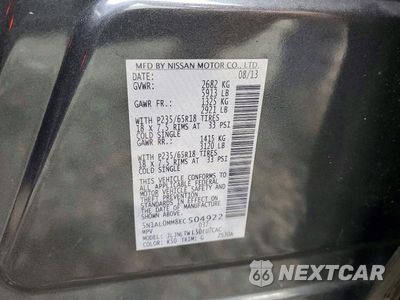 Zdjęcie 13 z 13 samochodu: 2014 INFINITI QX60 BASE VIN:5N1AL0MM8EC504922 - miniatura