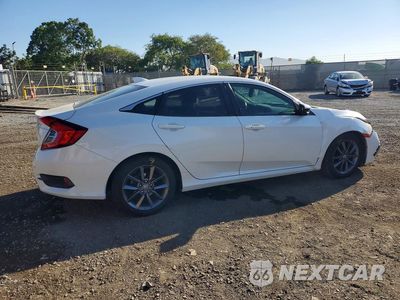 Trzecie zdjęcie samochodu z tyłu: 2021 HONDA CIVIC EX VIN:19XFC1F31ME208605 - miniatura